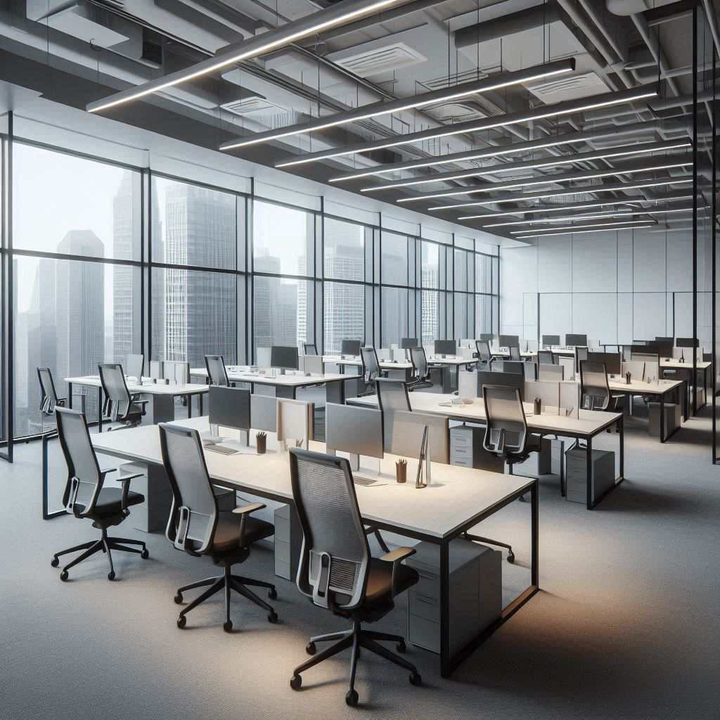 写字楼办公前台接待区规划面对部门座位批量调换时培训团队怎样避免重复处理